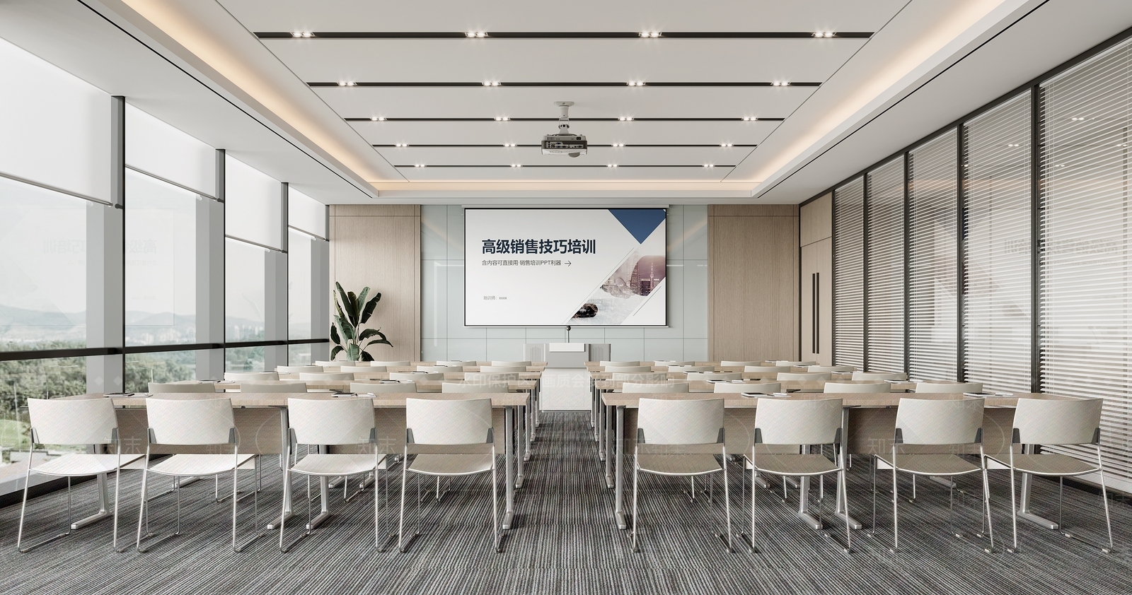 现代报告厅SU模型下载【ID:1176701783】