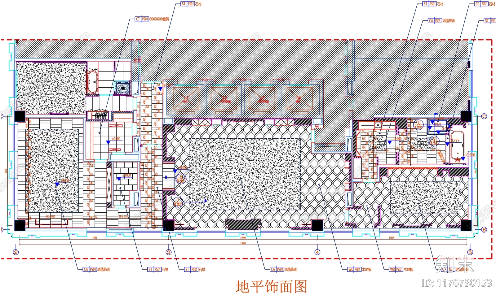现代工装图库cad施工图下载【ID:1176730153】