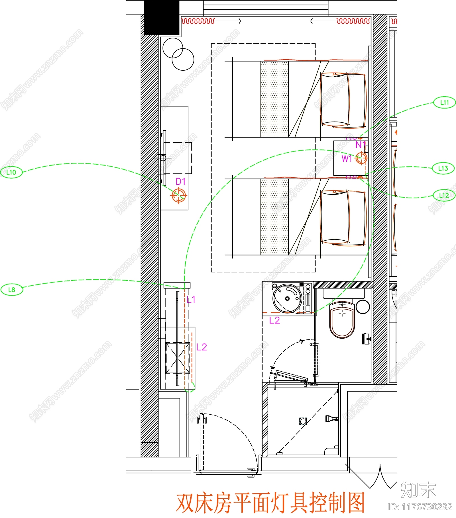 现代工装图库cad施工图下载【ID:1176730232】