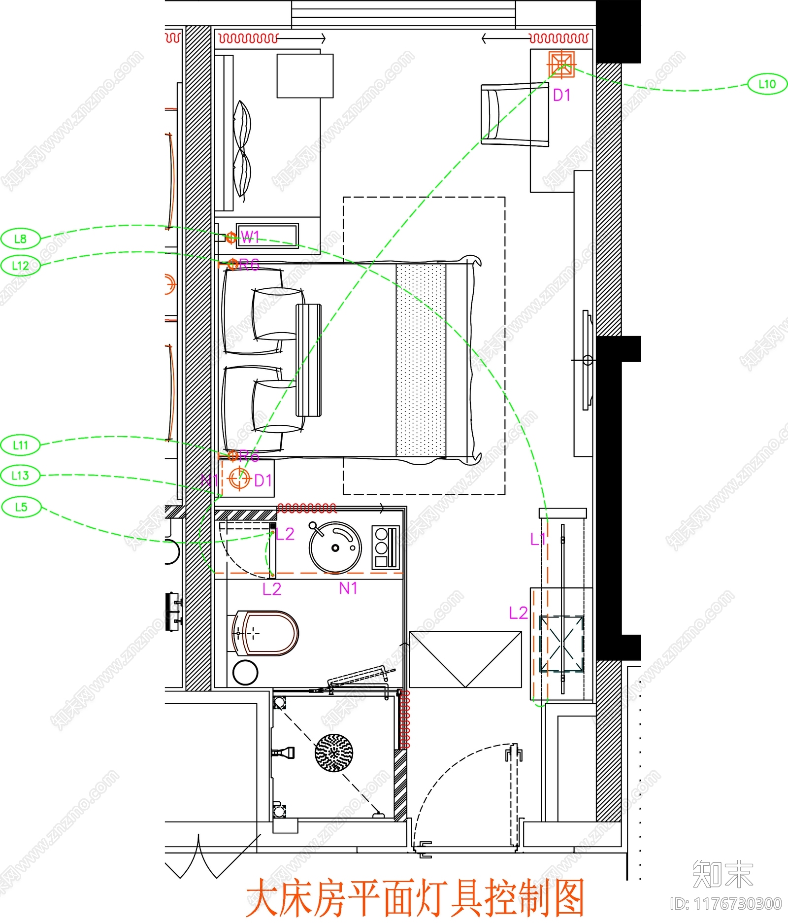 现代工装图库cad施工图下载【ID:1176730300】