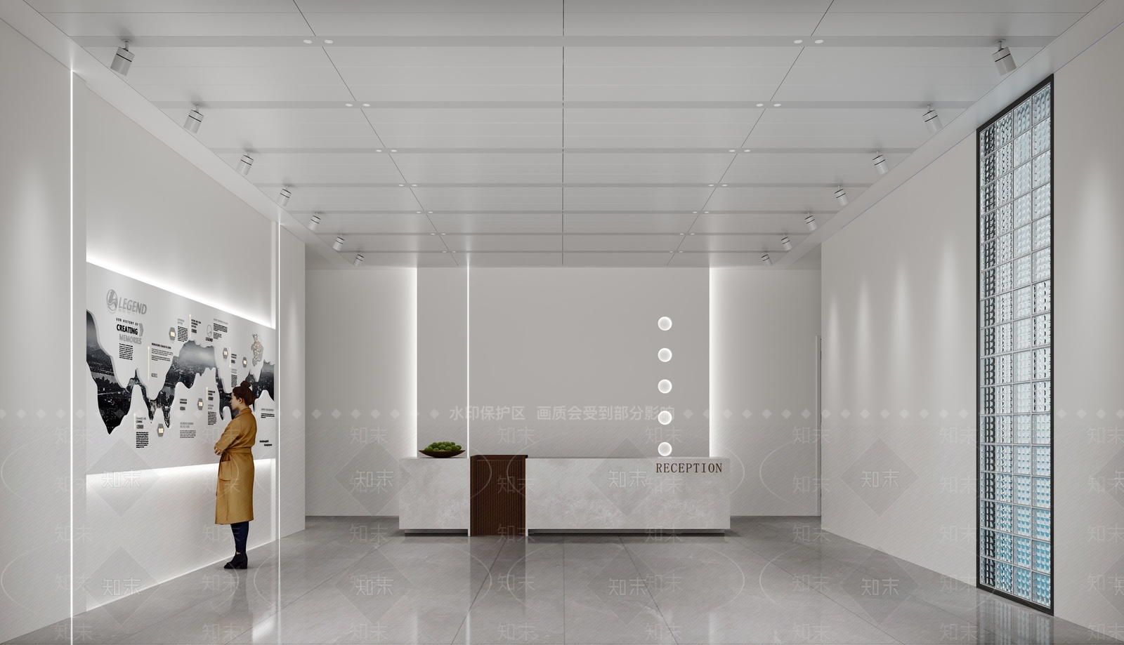 办公大厅3D模型下载【ID:1176768831】