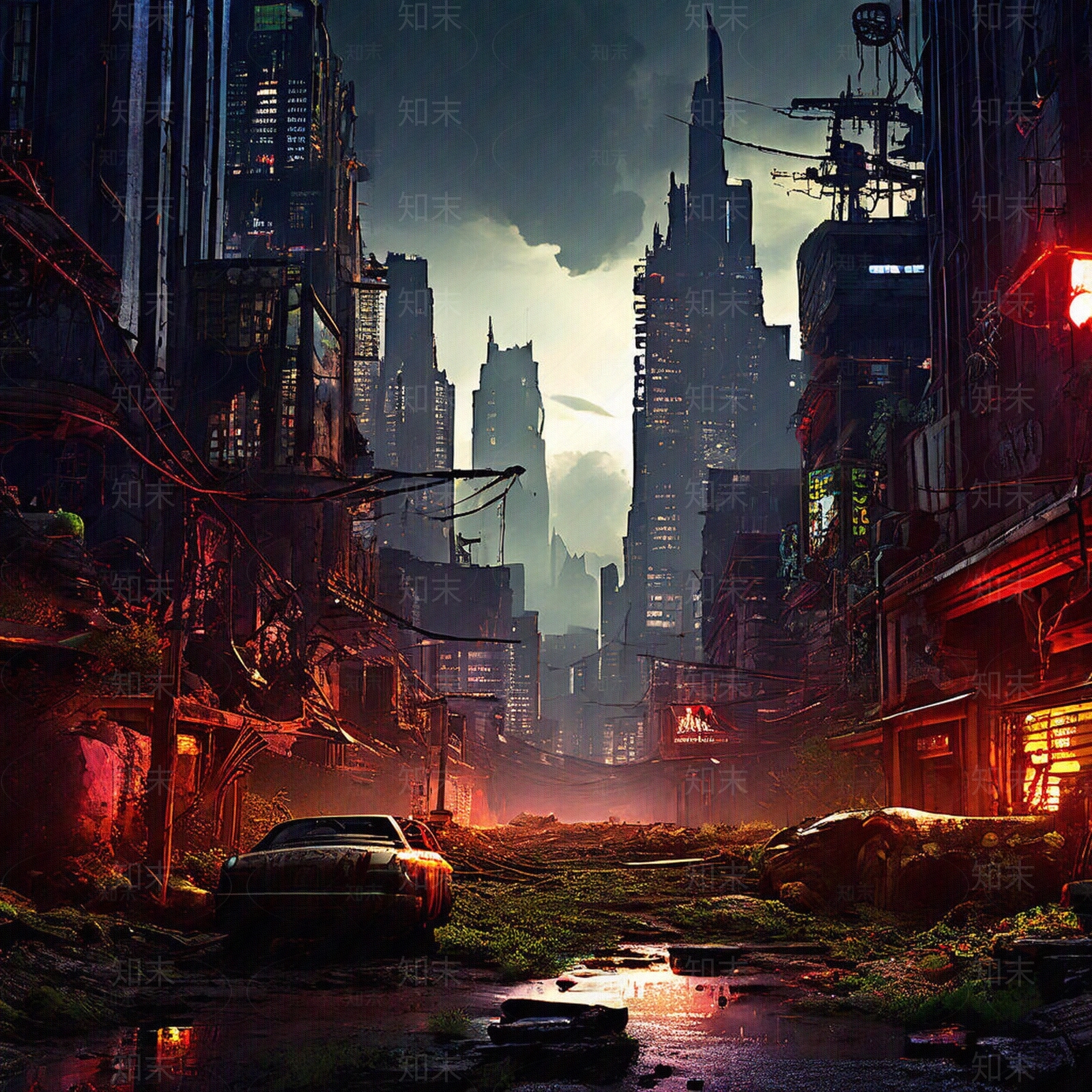 现代城市外景贴图下载【ID:1176778100】