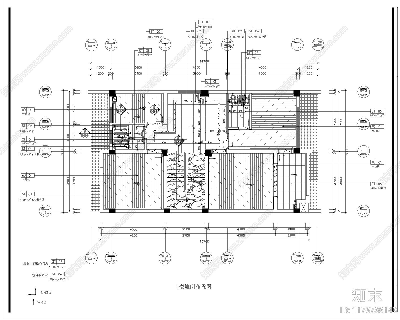 其他家装空间cad施工图下载【ID:1176788143】