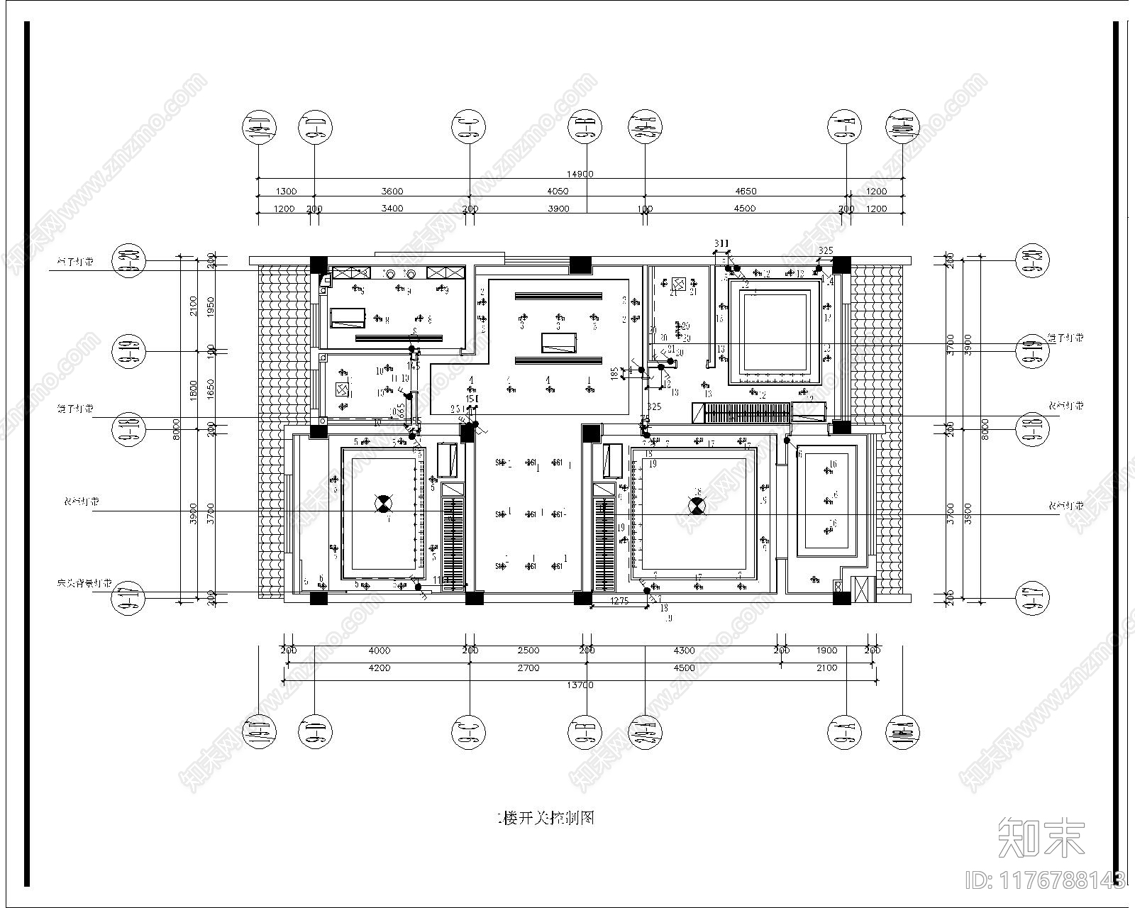 其他家装空间cad施工图下载【ID:1176788143】