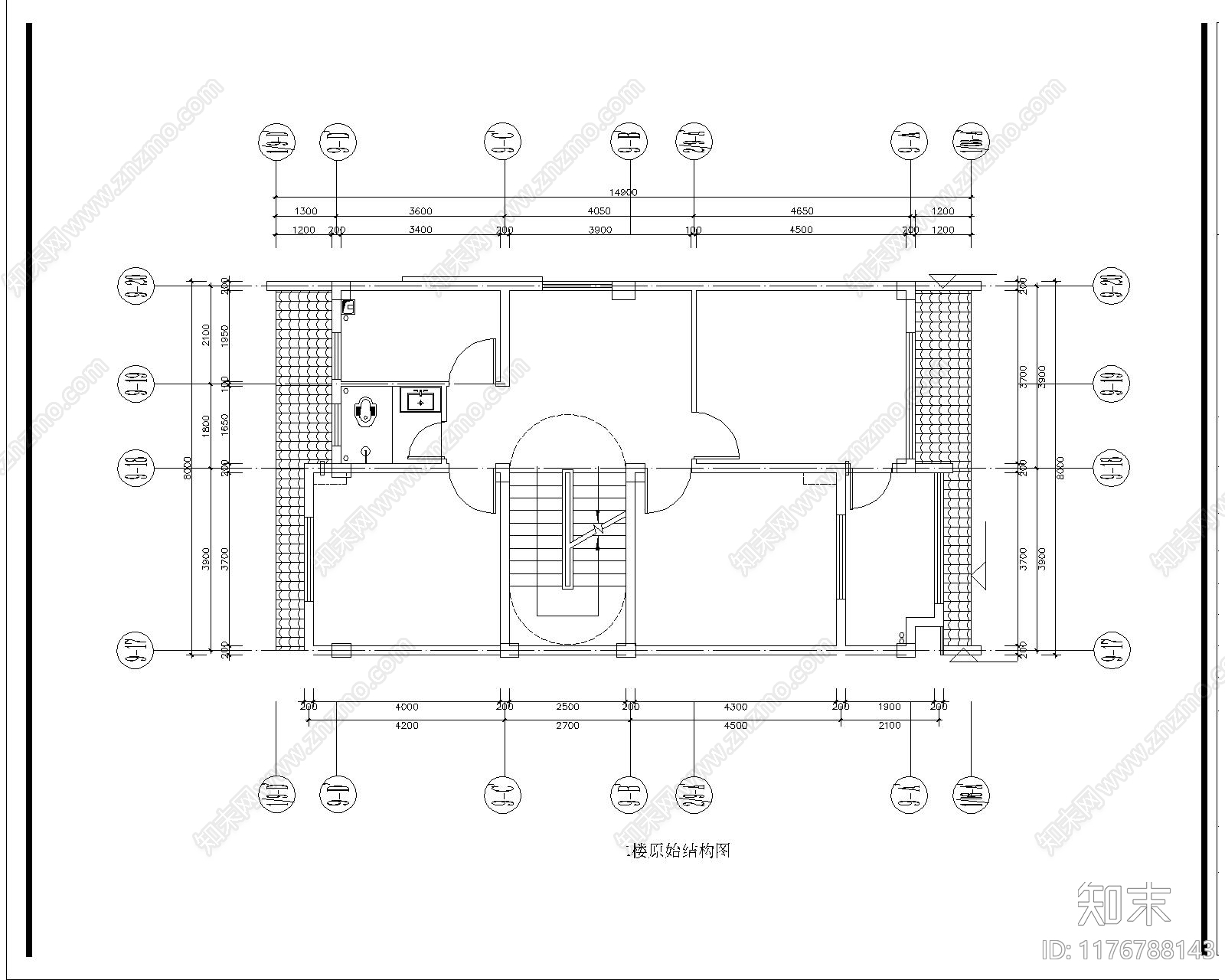 其他家装空间cad施工图下载【ID:1176788143】