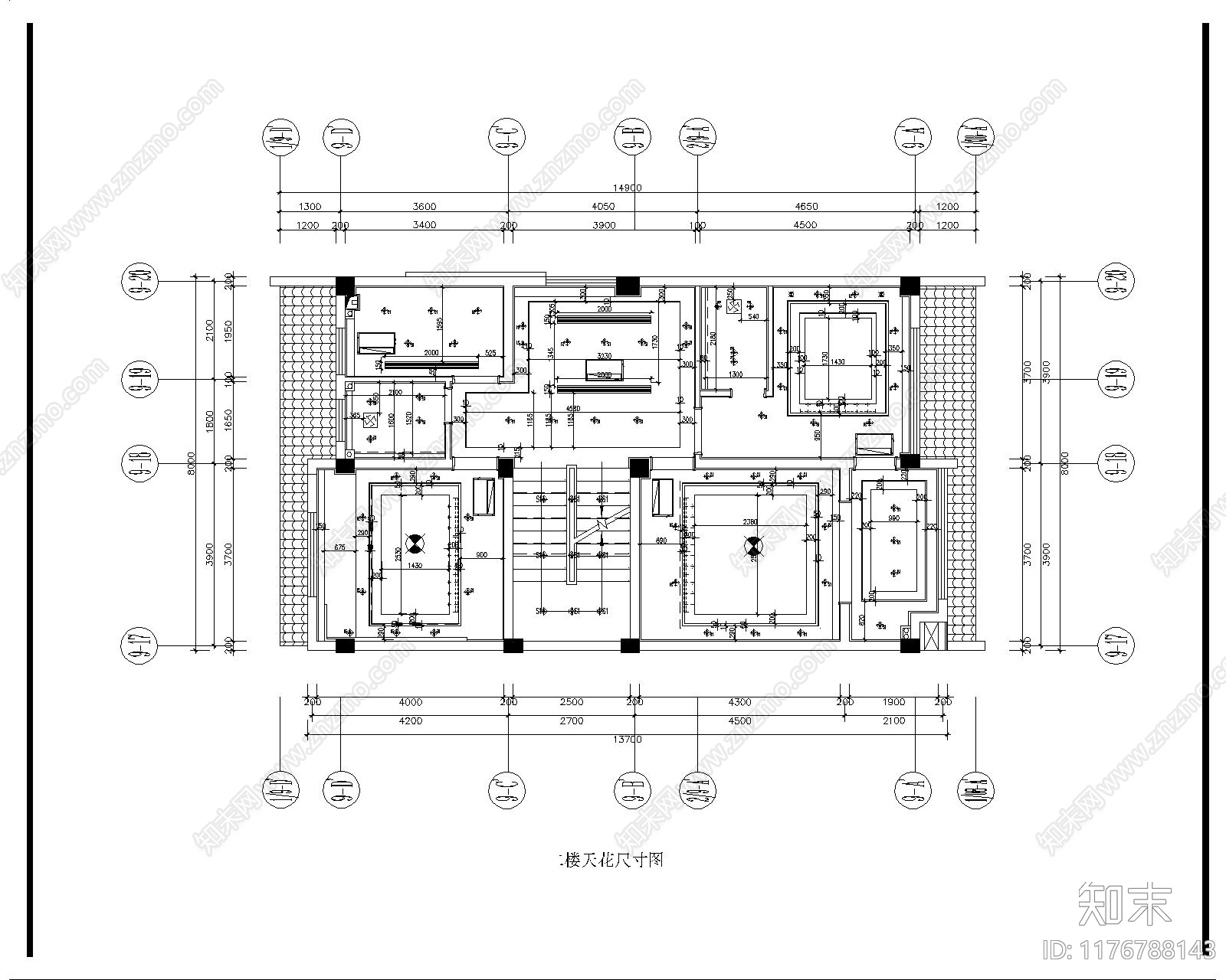 其他家装空间cad施工图下载【ID:1176788143】