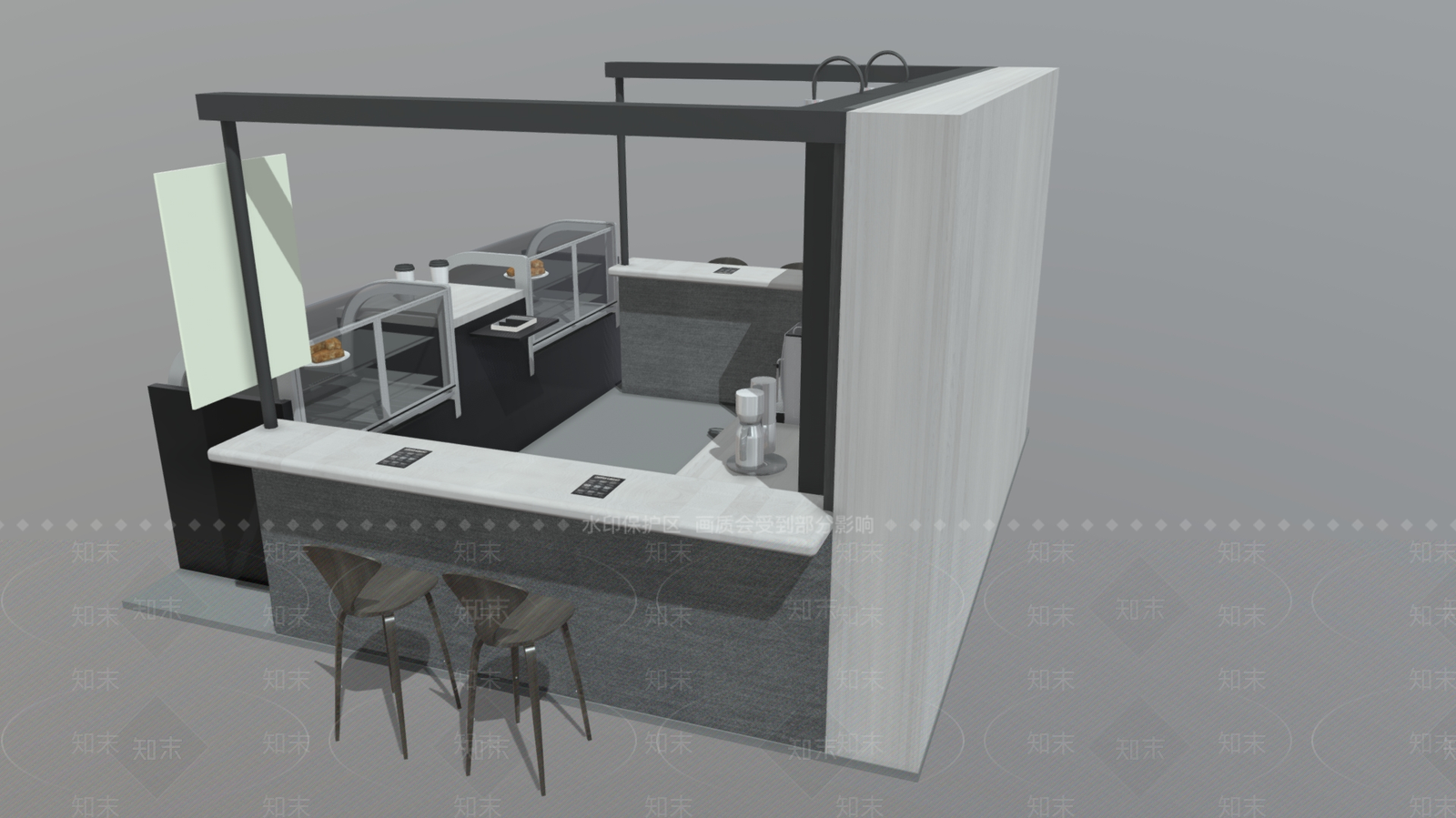 现代艺术风格建筑3D模型下载【ID:1176788472】