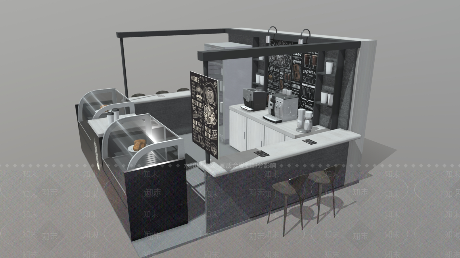 现代艺术风格建筑3D模型下载【ID:1176788472】