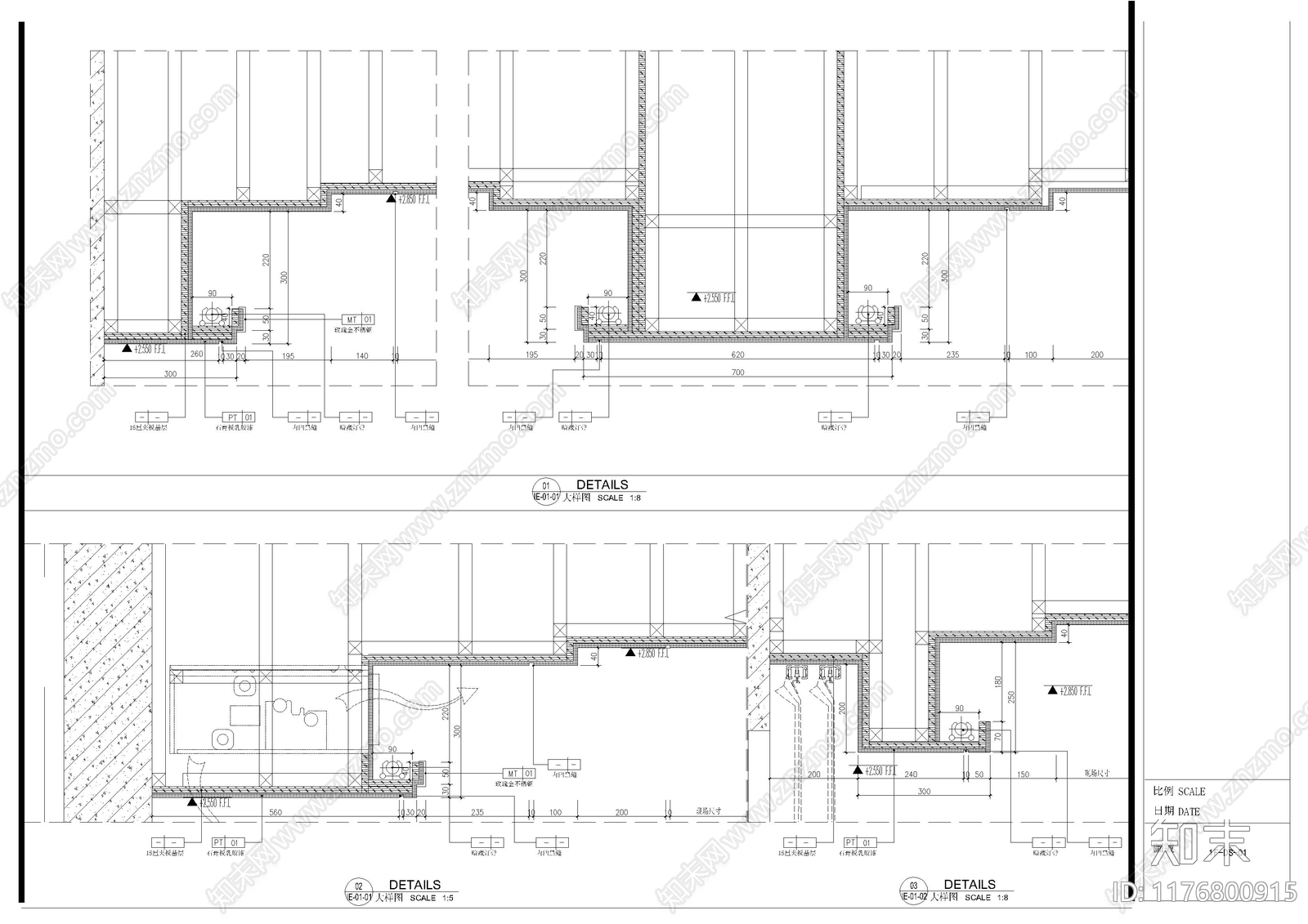 新中式其他节点详图cad施工图下载【ID:1176800915】