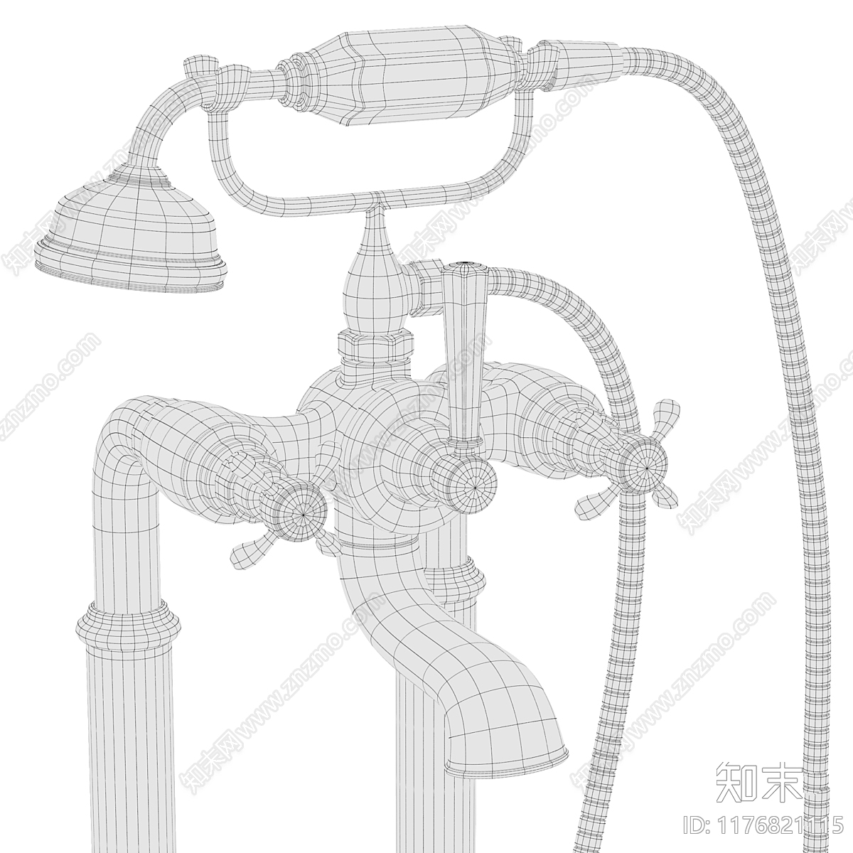 水龙头3D模型下载【ID:1176821115】