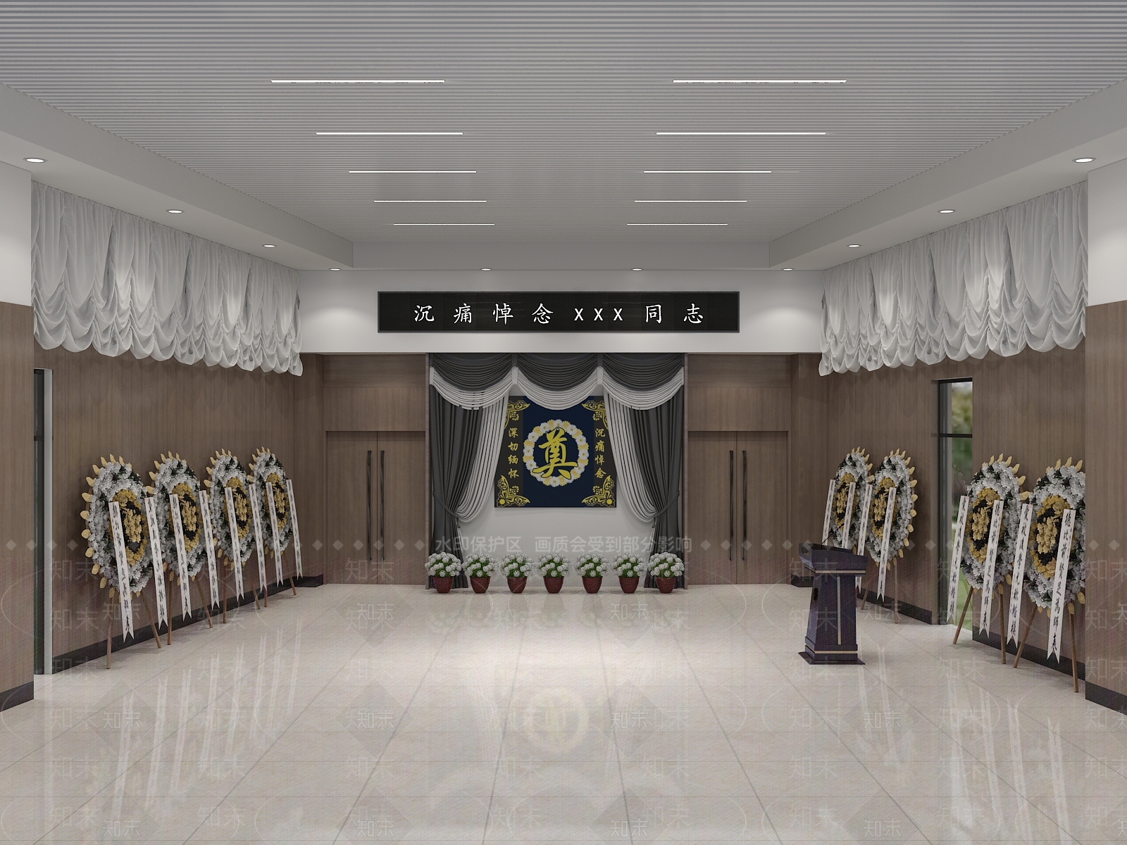 现代其他文化空间SU模型下载【ID:1176829792】