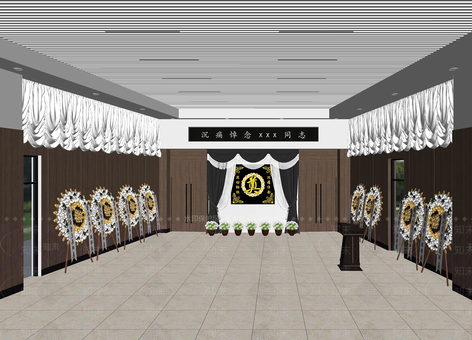 现代其他文化空间SU模型下载【ID:1176829792】