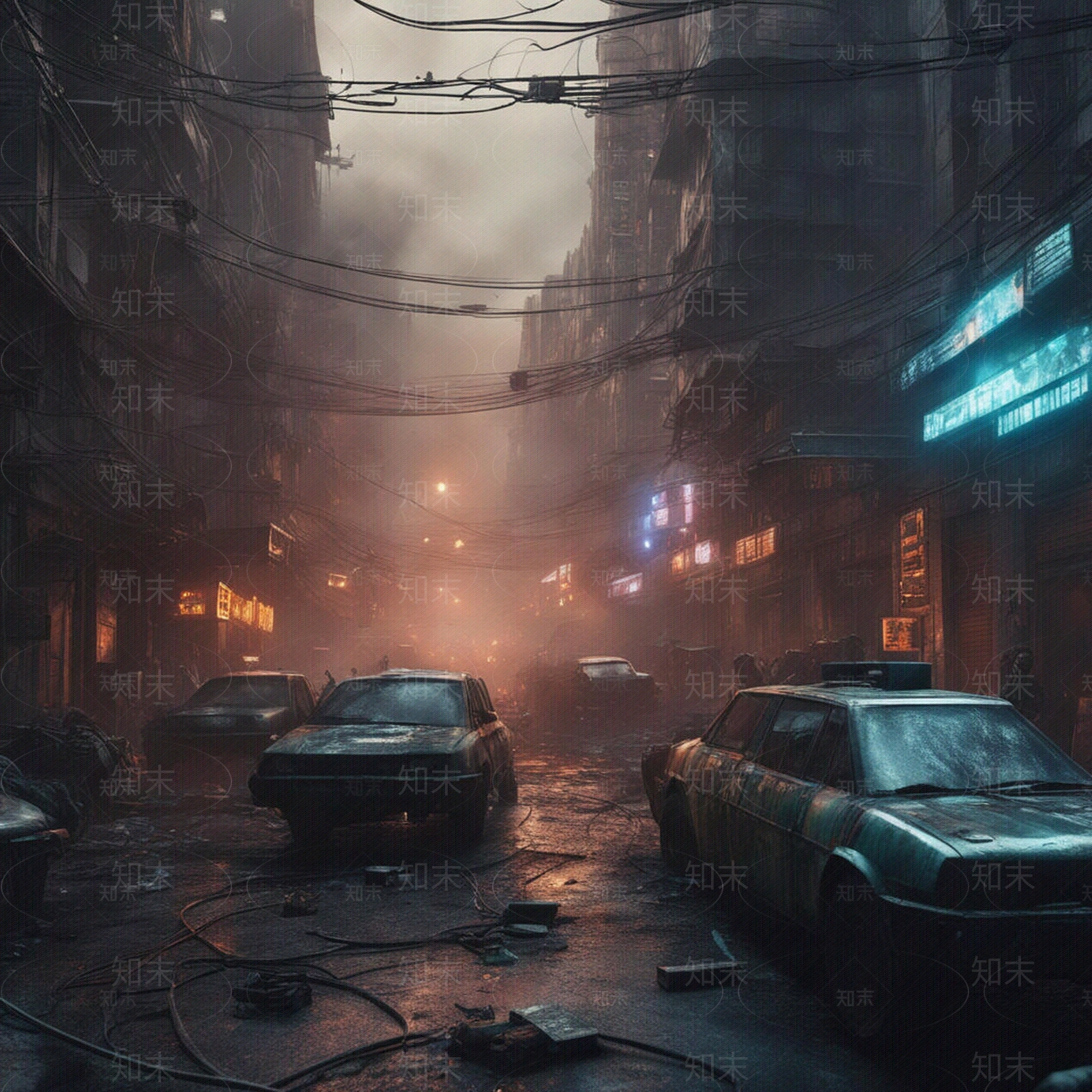 街道外景高清贴图材质