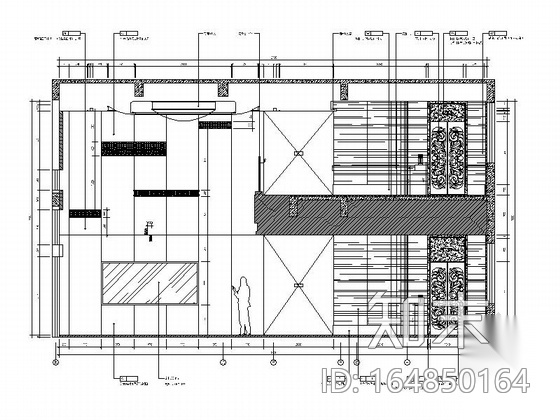 某市老年活动中心室内装修施工图施工图下载【ID:164850164】