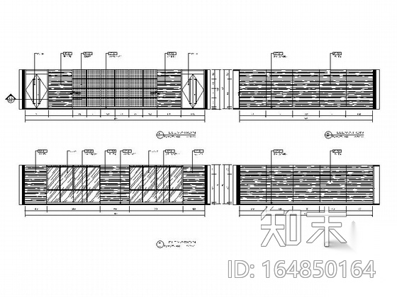 某市老年活动中心室内装修施工图施工图下载【ID:164850164】