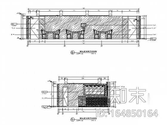 某市老年活动中心室内装修施工图施工图下载【ID:164850164】