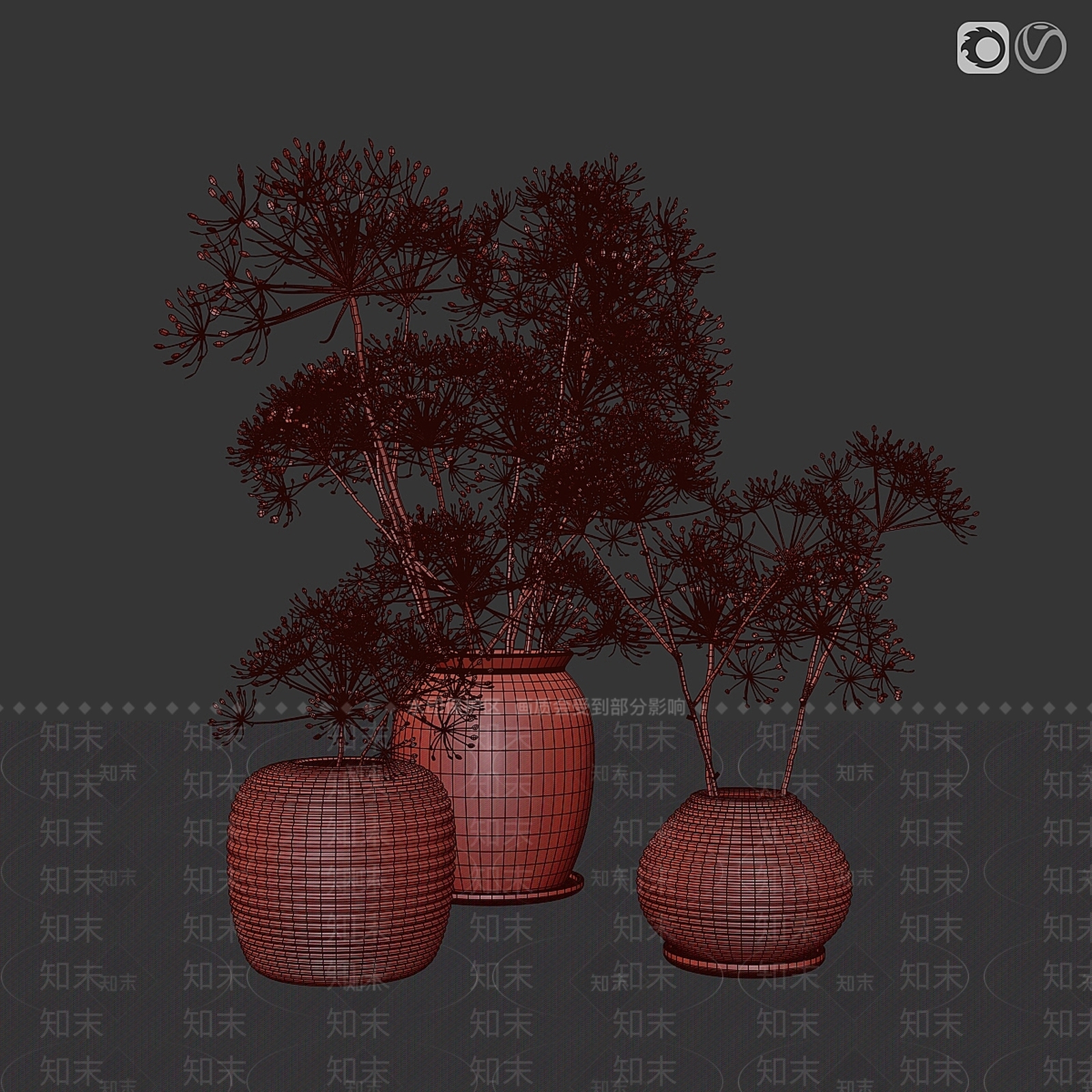 花艺3D模型下载【ID:1176835621】