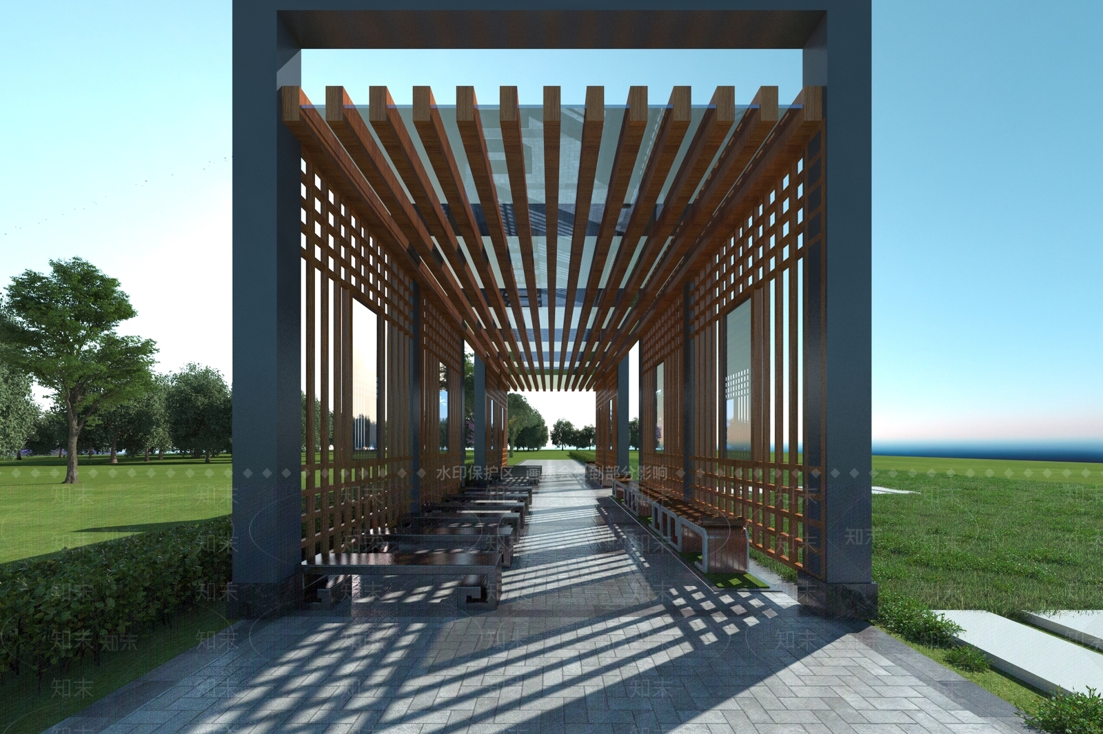 现代艺术风格建筑3D模型下载【ID:1176850107】