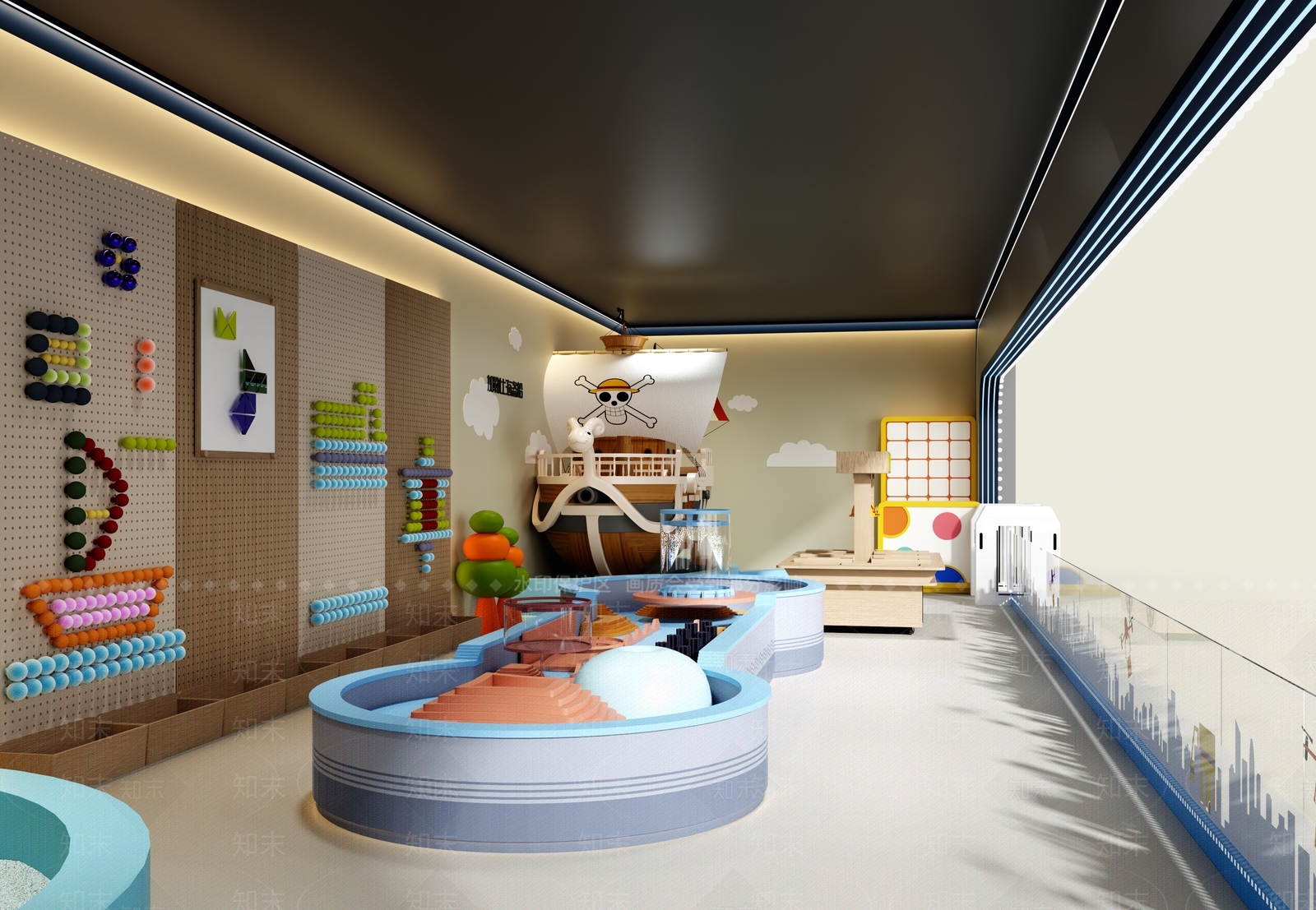 现代其他娱乐空间3D模型下载【ID:1176850207】