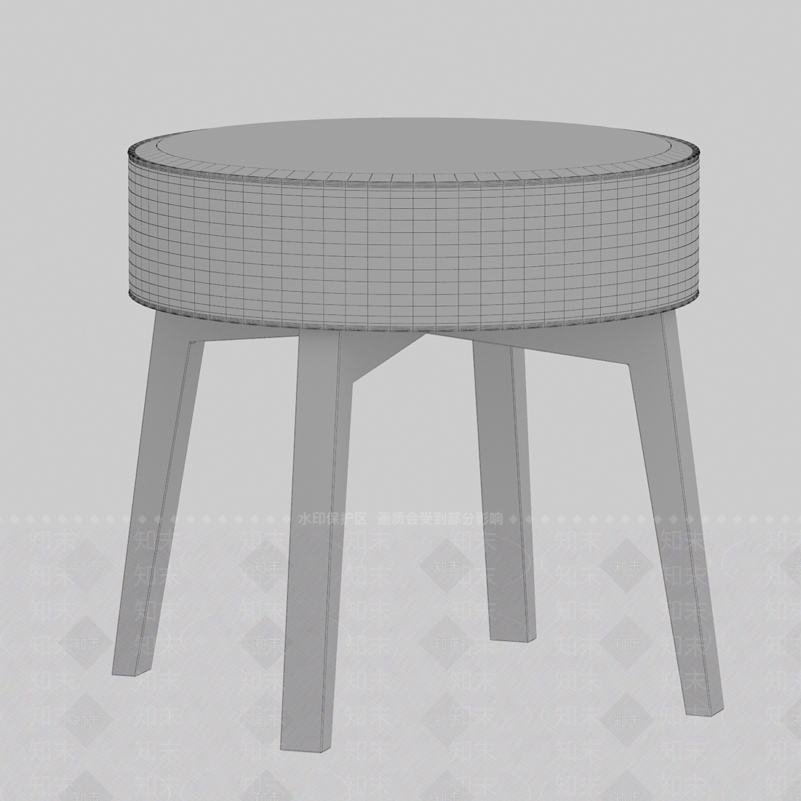 沙发凳3D模型下载【ID:1176855975】