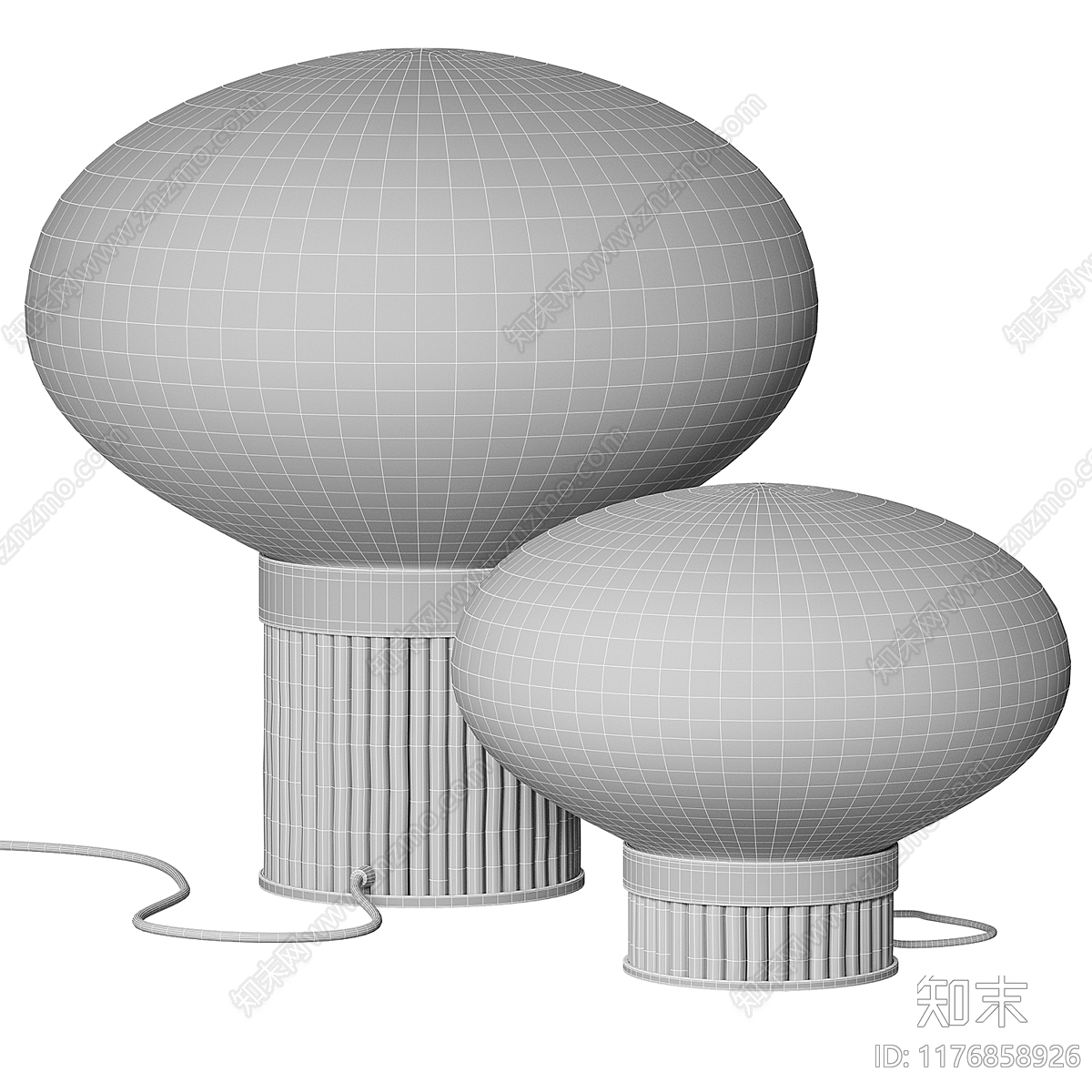 台灯3D模型下载【ID:1176858926】