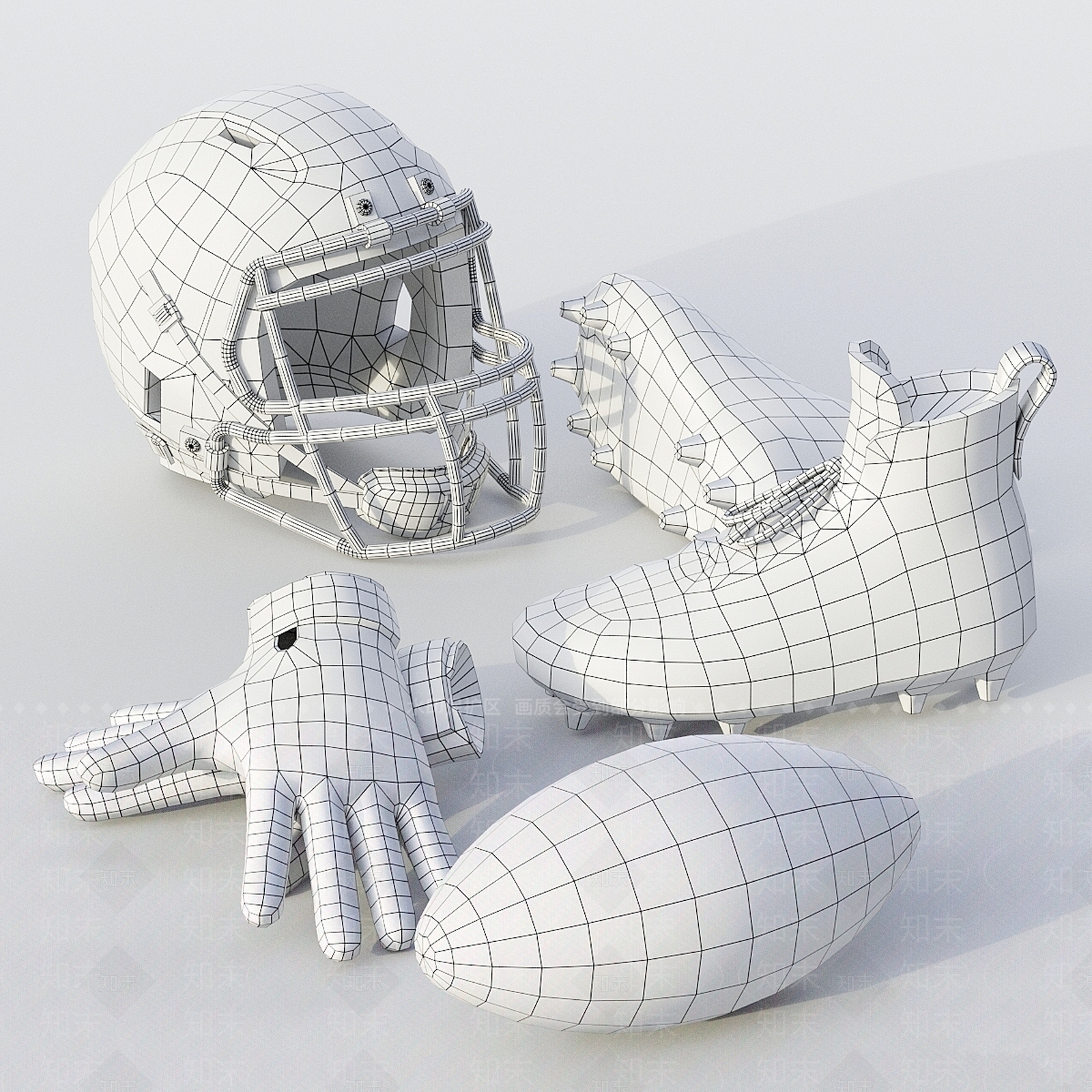 运动器材3D模型下载【ID:1176886071】