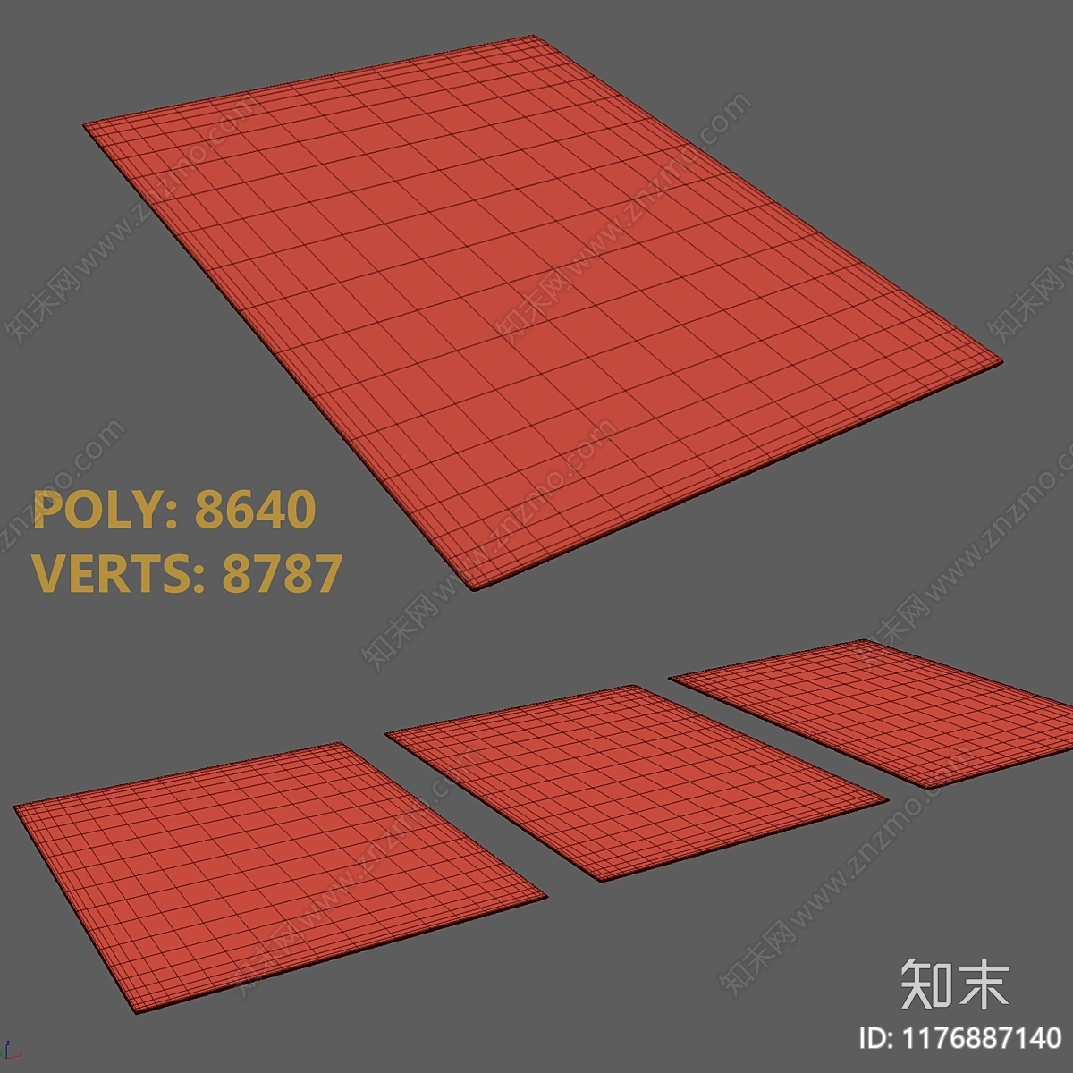 地毯3D模型下载【ID:1176887140】