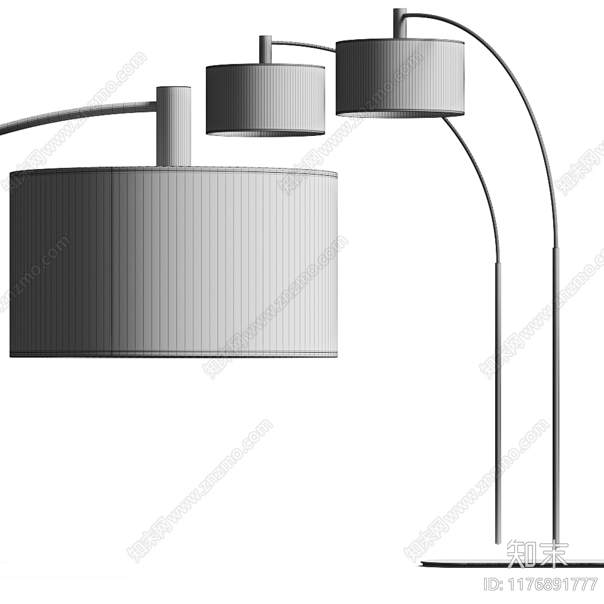 落地灯3D模型下载【ID:1176891777】