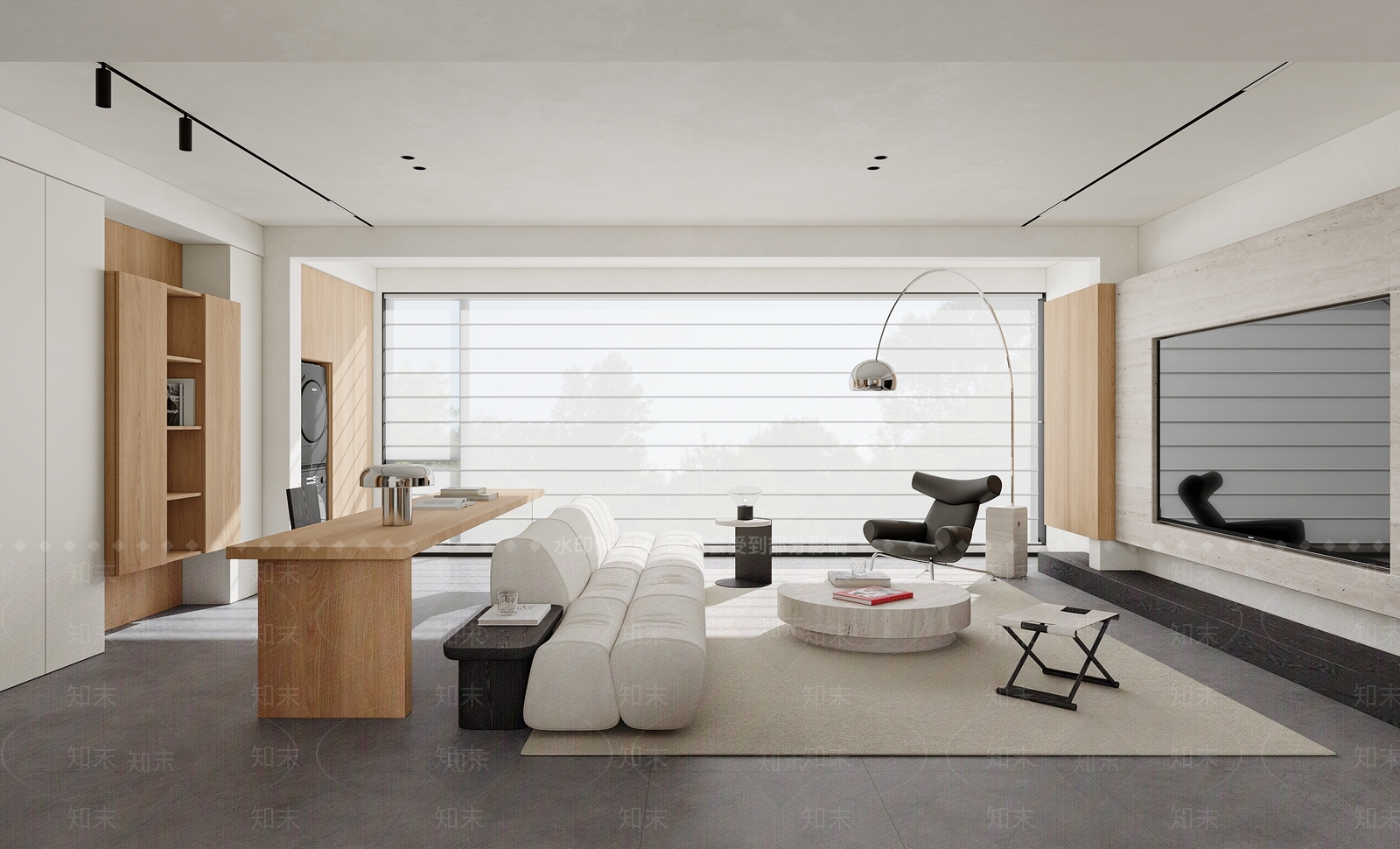 现代家居客厅3D模型下载【ID:1176895644】