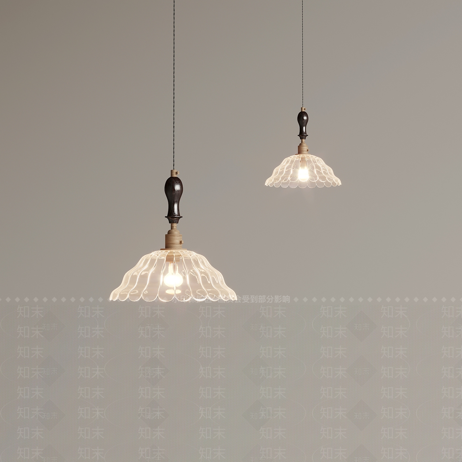 复古吊灯3D模型下载【ID:1176895663】