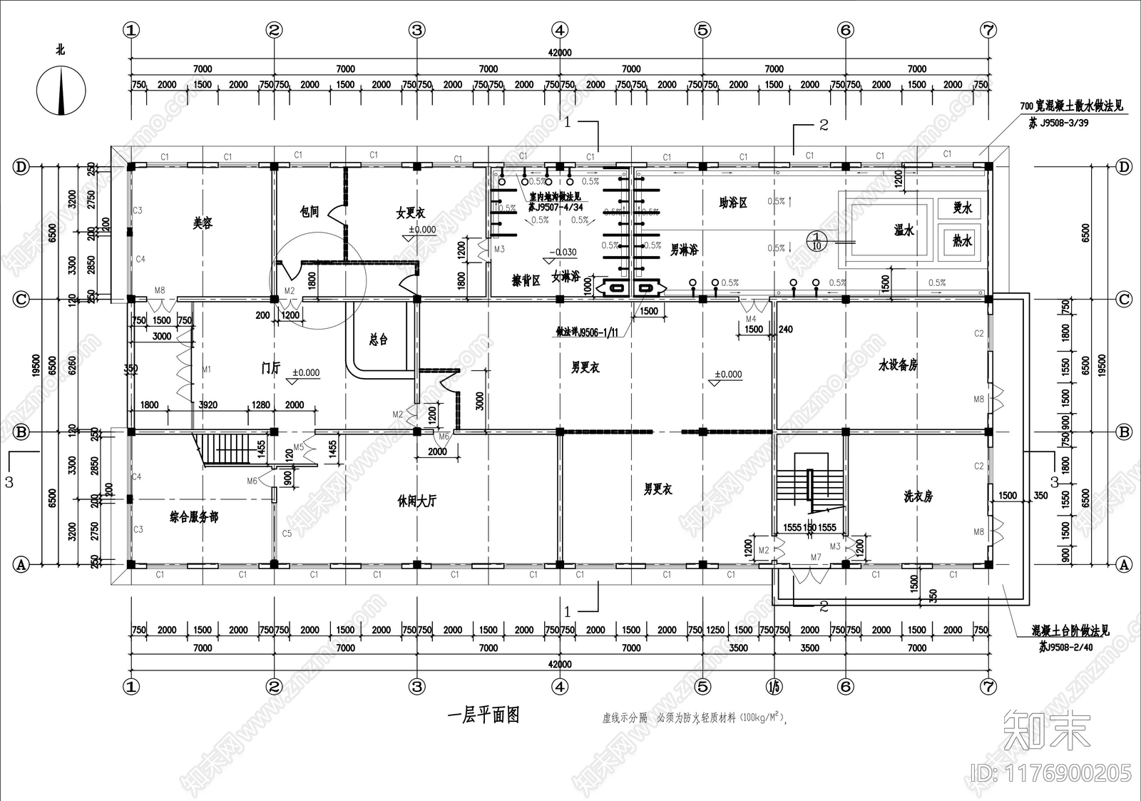 新中式其他商业建筑施工图下载【ID:1176900205】