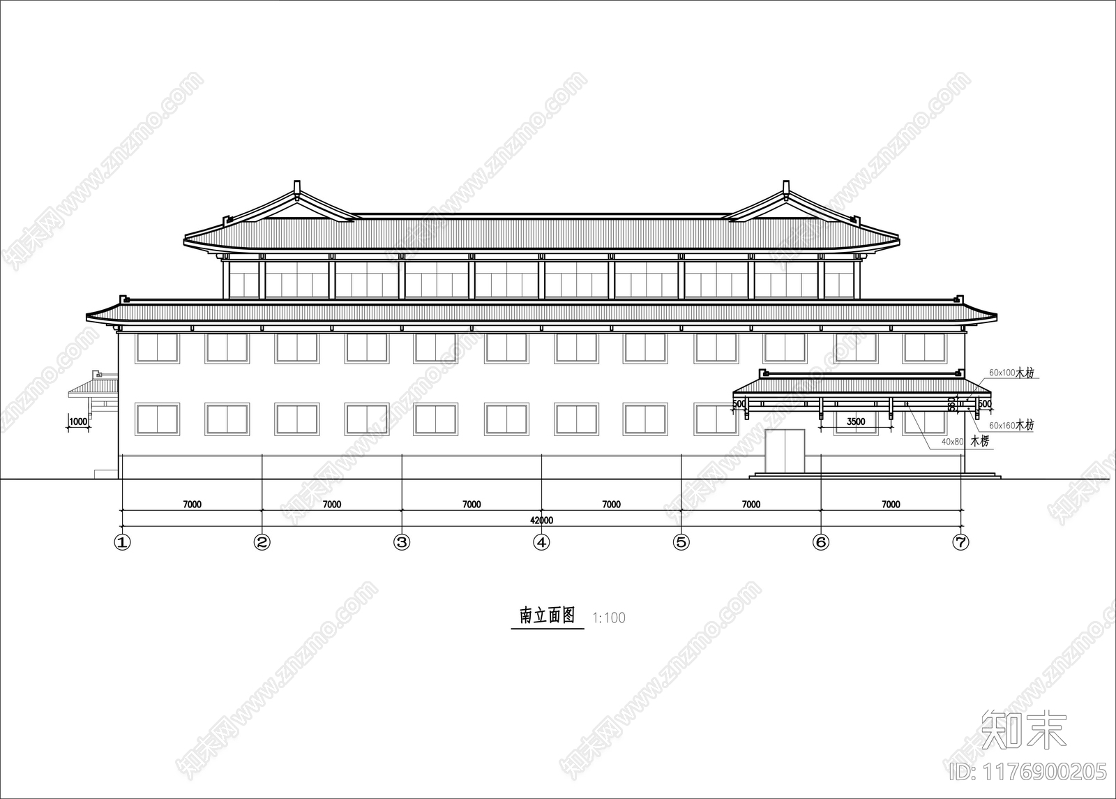 新中式其他商业建筑施工图下载【ID:1176900205】