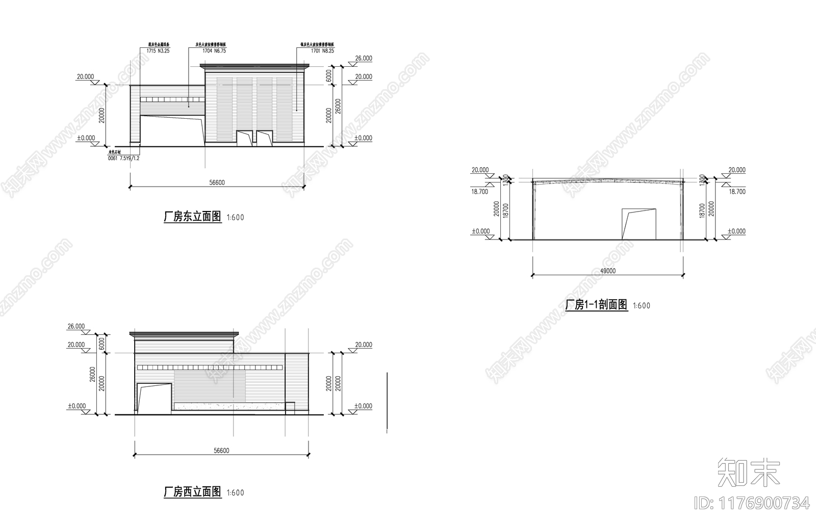 现代其他建筑施工图下载【ID:1176900734】