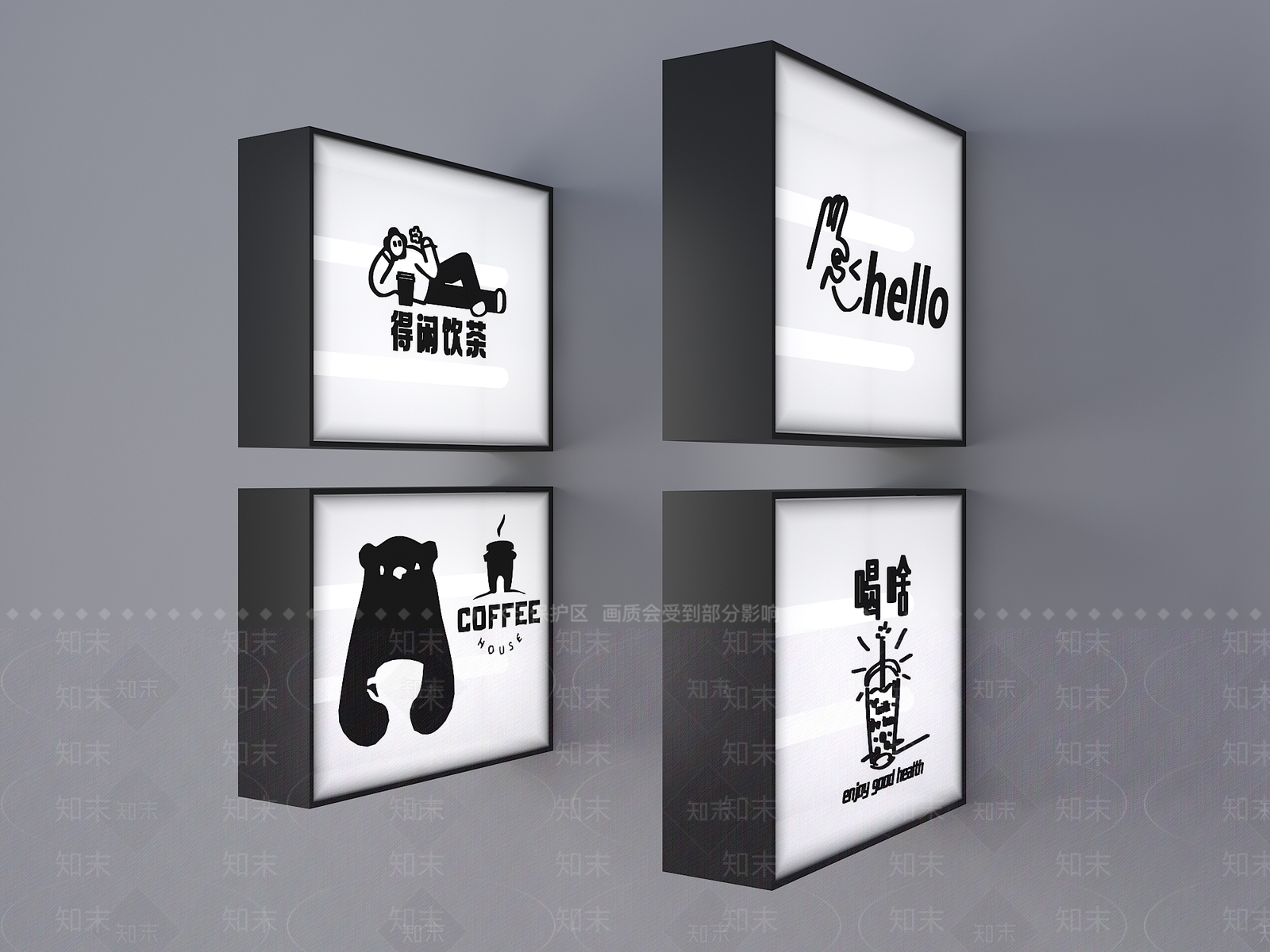 现代其他灯具3D模型下载【ID:1176914358】