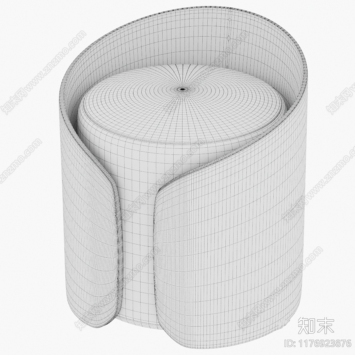 沙发凳3D模型下载【ID:1176923876】