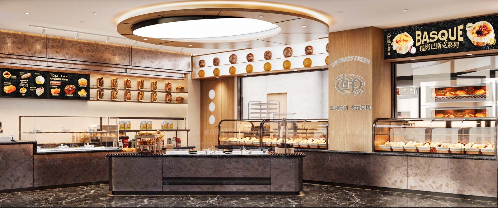 现代简约甜品面包店3D模型下载【ID:1176929344】