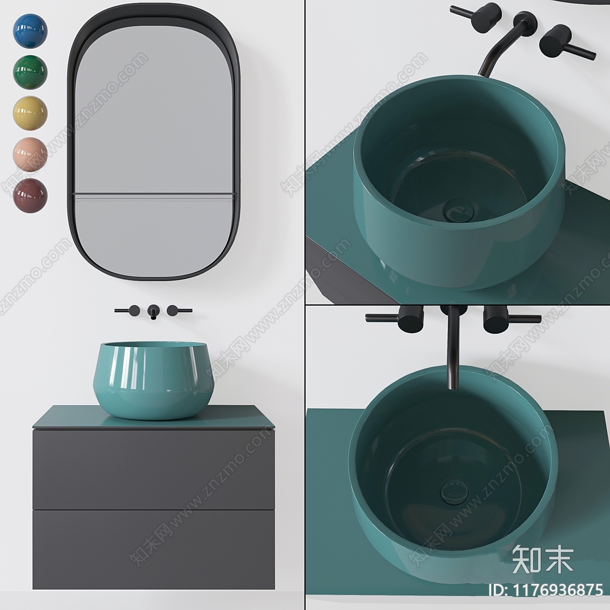 洗手台3D模型下载【ID:1176936875】