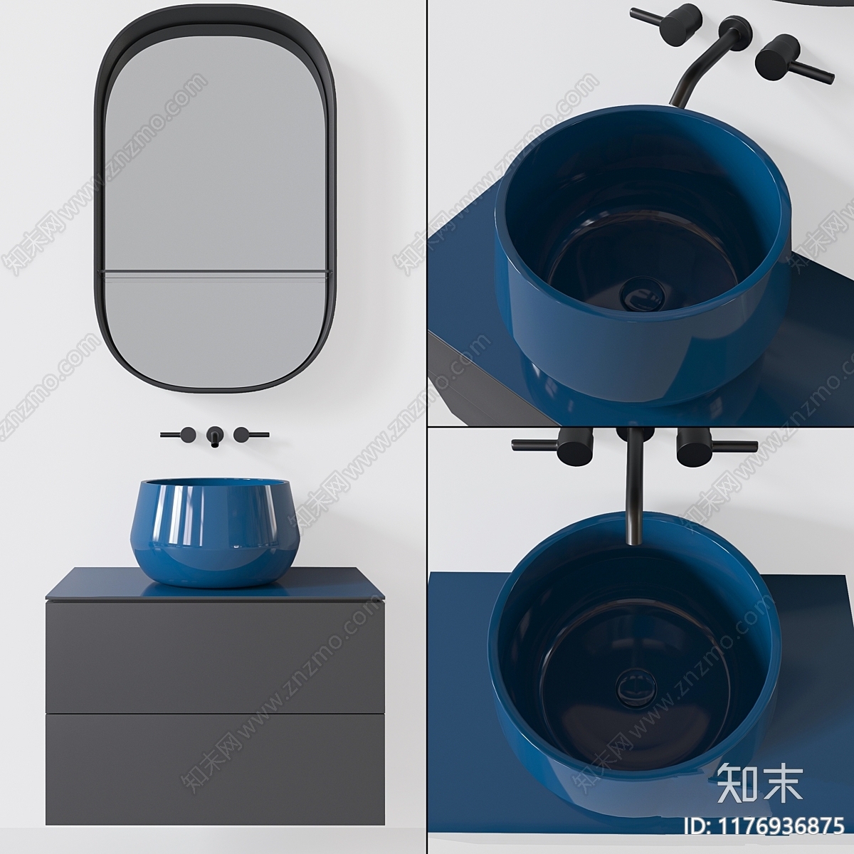 洗手台3D模型下载【ID:1176936875】