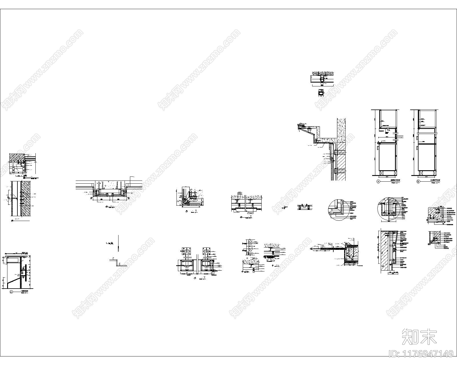 现代其他节点详图cad施工图下载【ID:1176947149】