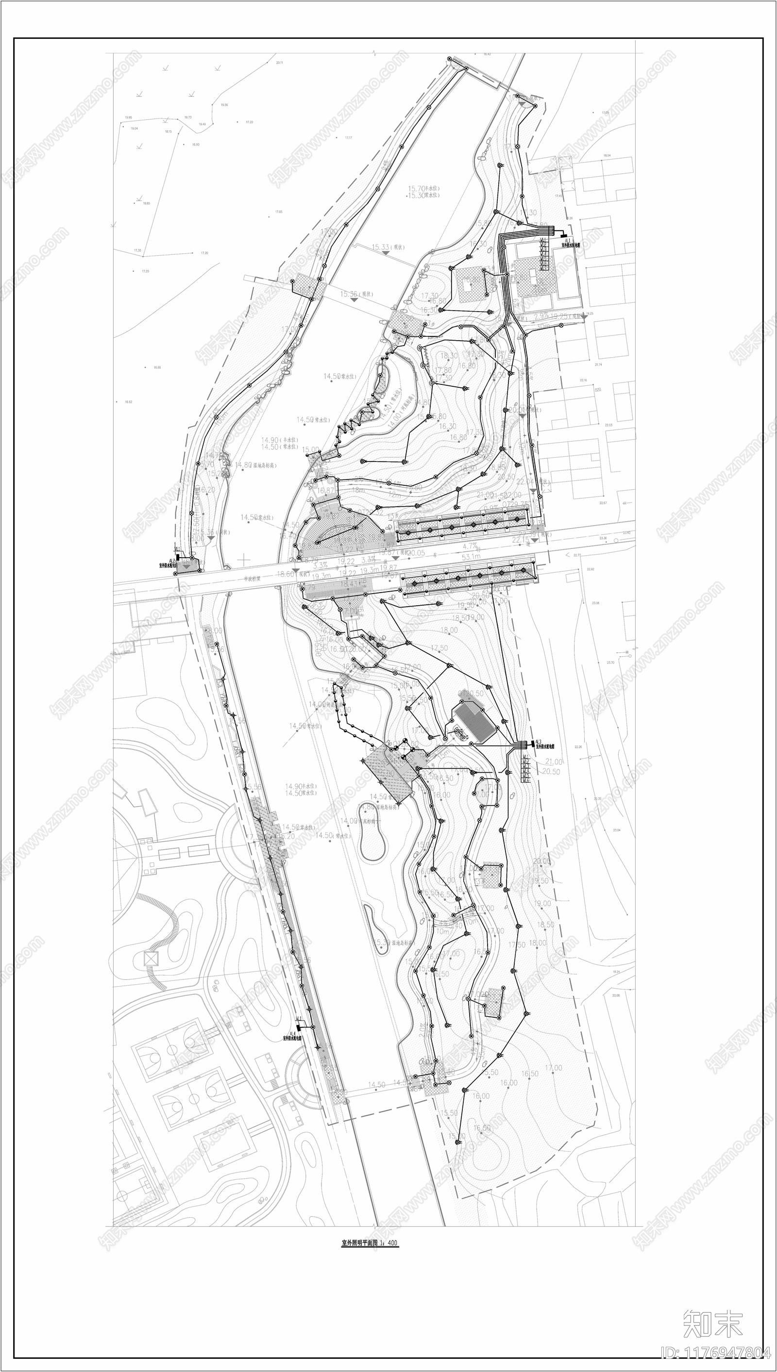 现代公园景观施工图下载【ID:1176947804】