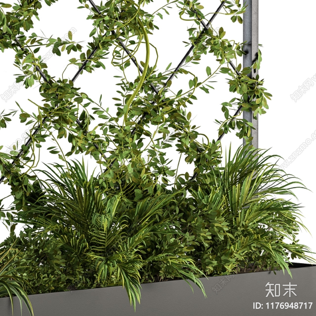 绿植墙3D模型下载【ID:1176948717】