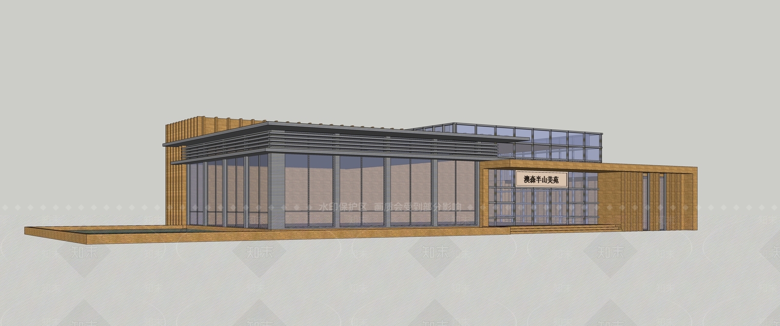 现代小公建SU模型下载【ID:1176950675】