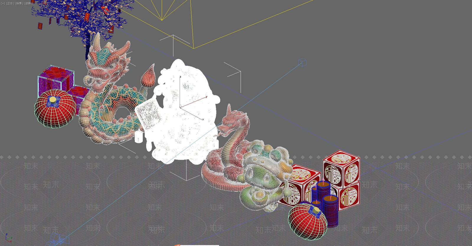 爬行类动物3D模型下载【ID:1176954942】