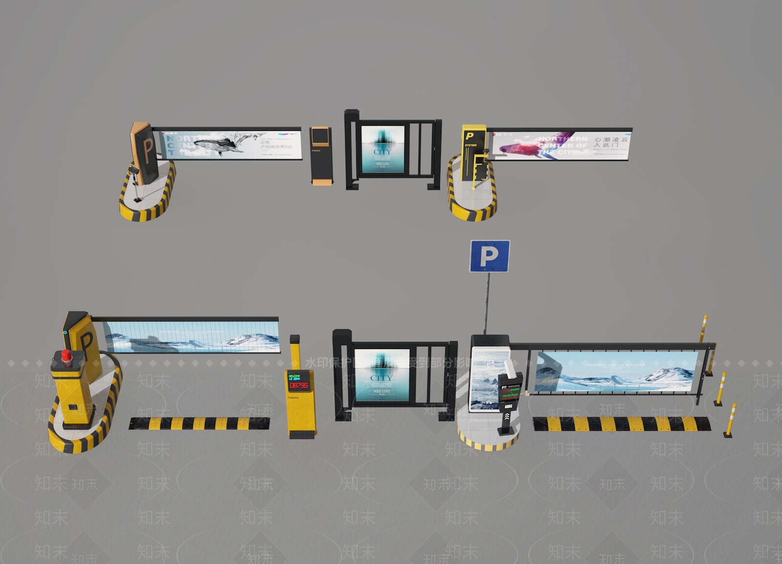 公用器材3D模型下载【ID:1176961867】