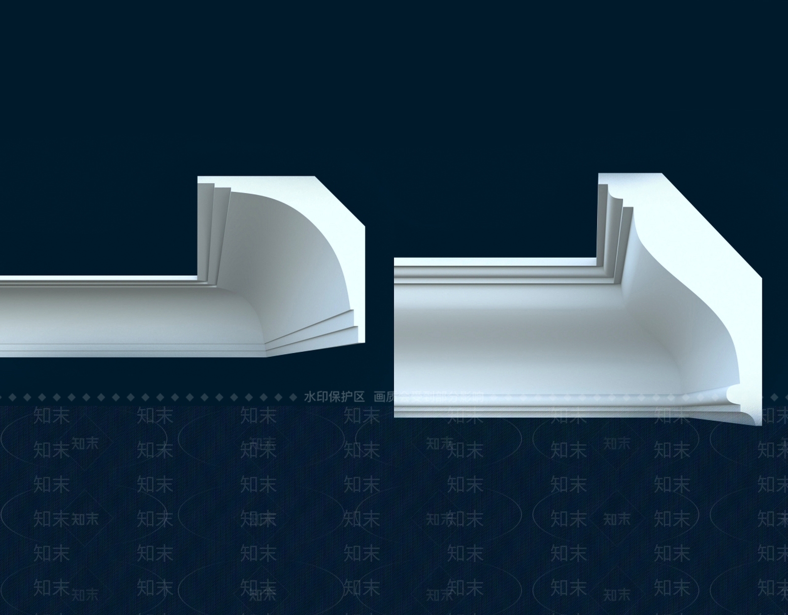 简欧线条3D模型下载【ID:1177185330】
