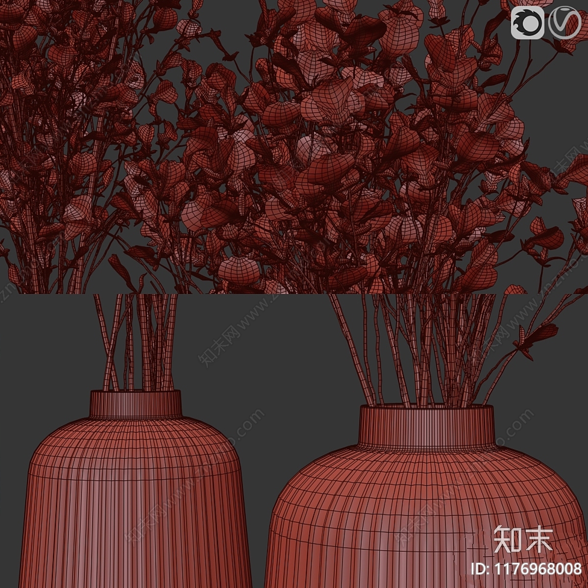 花艺3D模型下载【ID:1176968008】