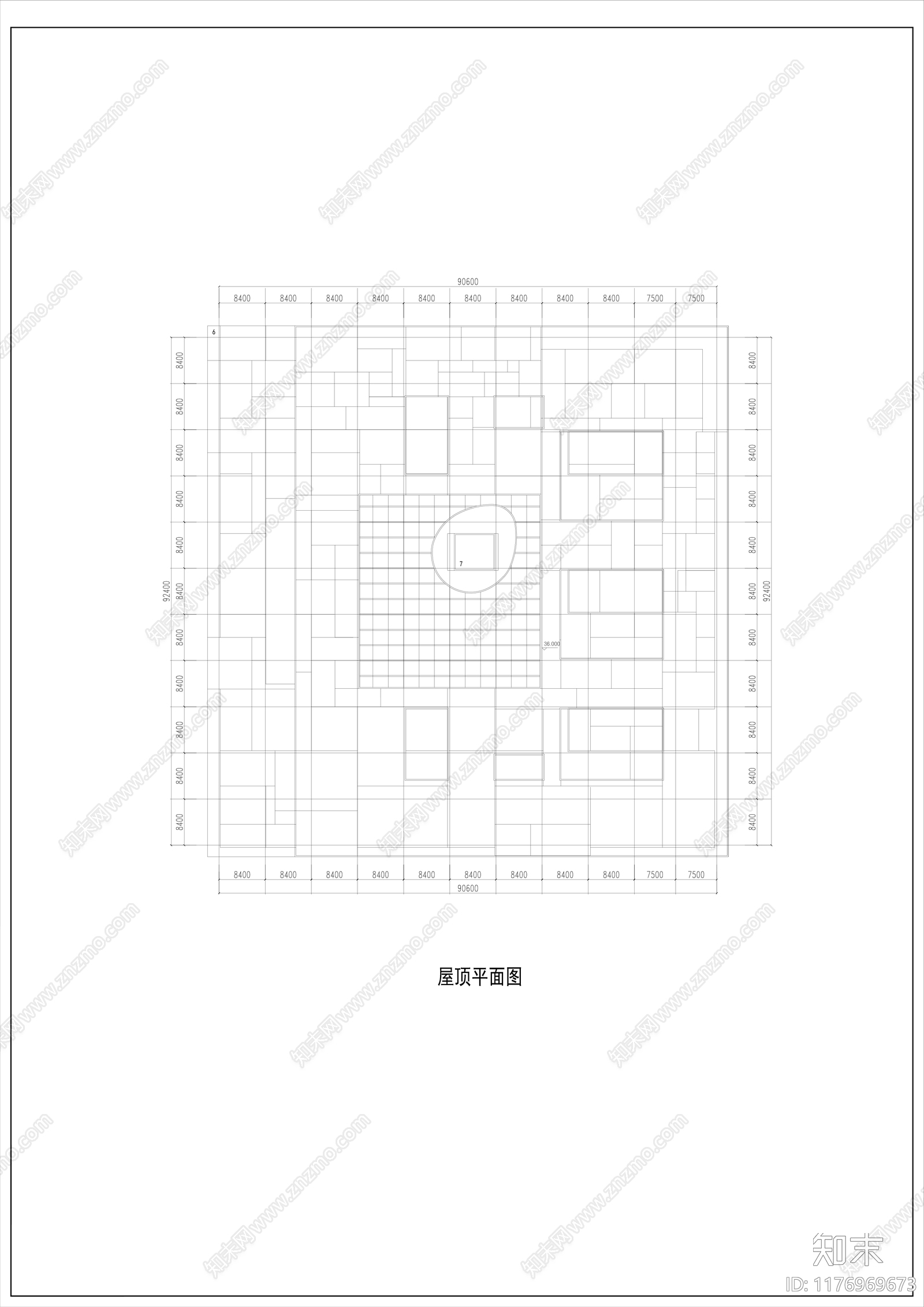 现代学校建筑cad施工图下载【ID:1176969673】