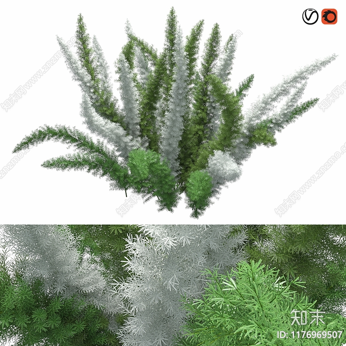 灌木3D模型下载【ID:1176969507】