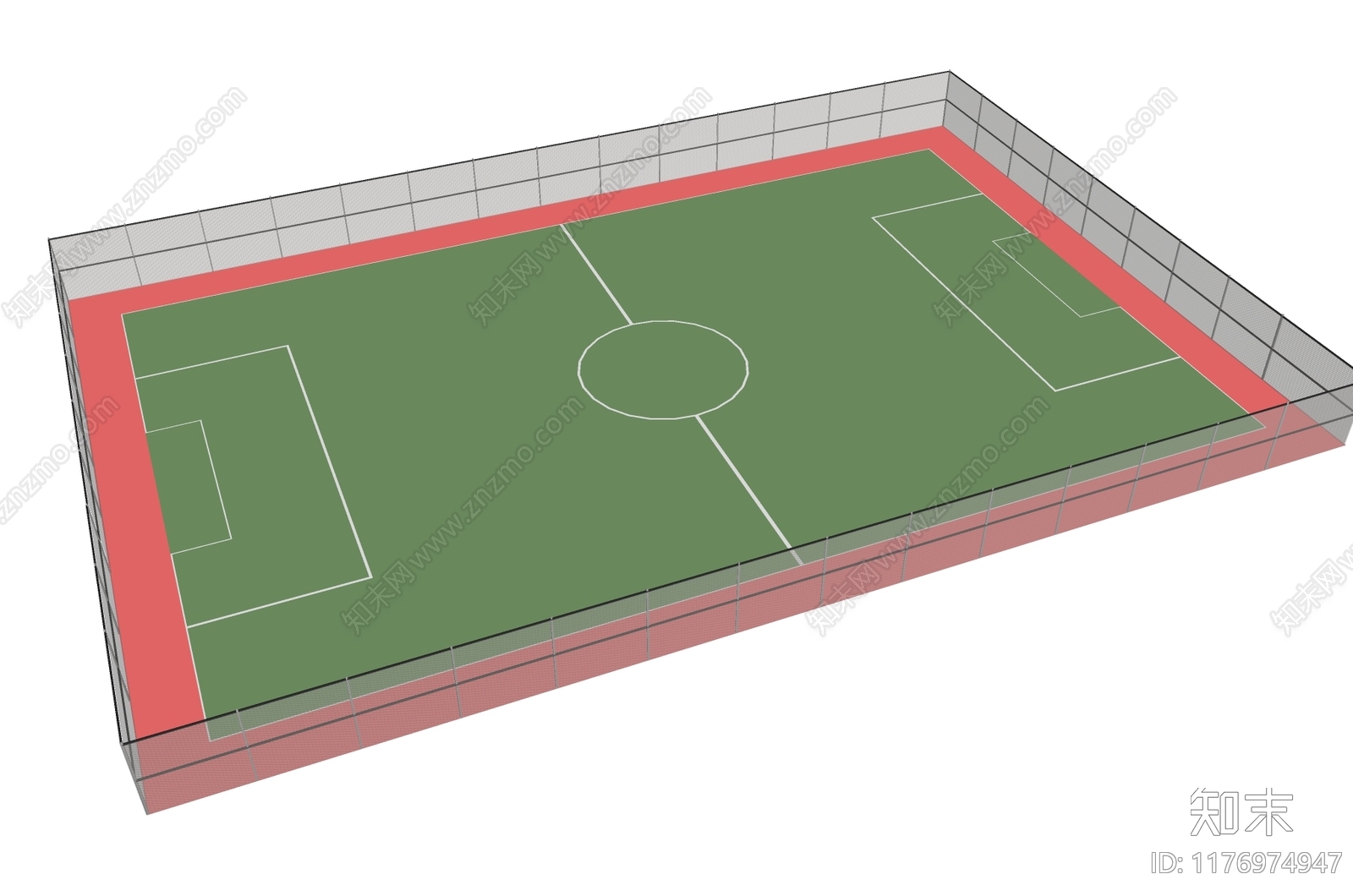 现代足球场SU模型下载【ID:1176974947】