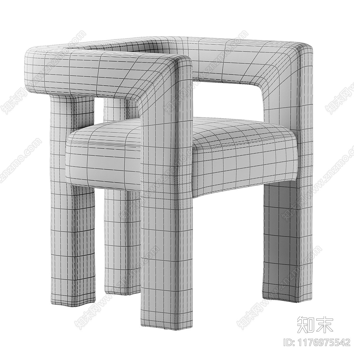 休闲椅3D模型下载【ID:1176975542】